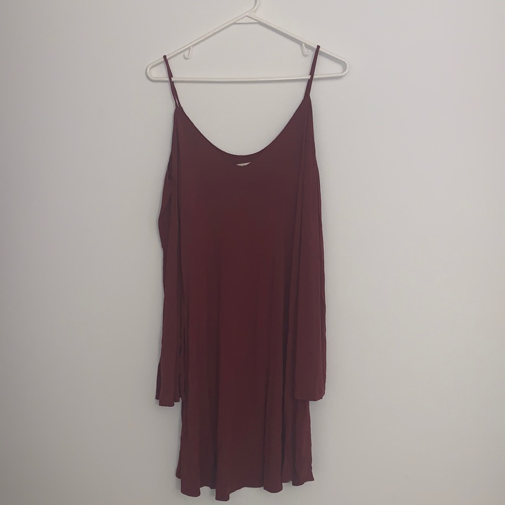 Cold shoulder dress